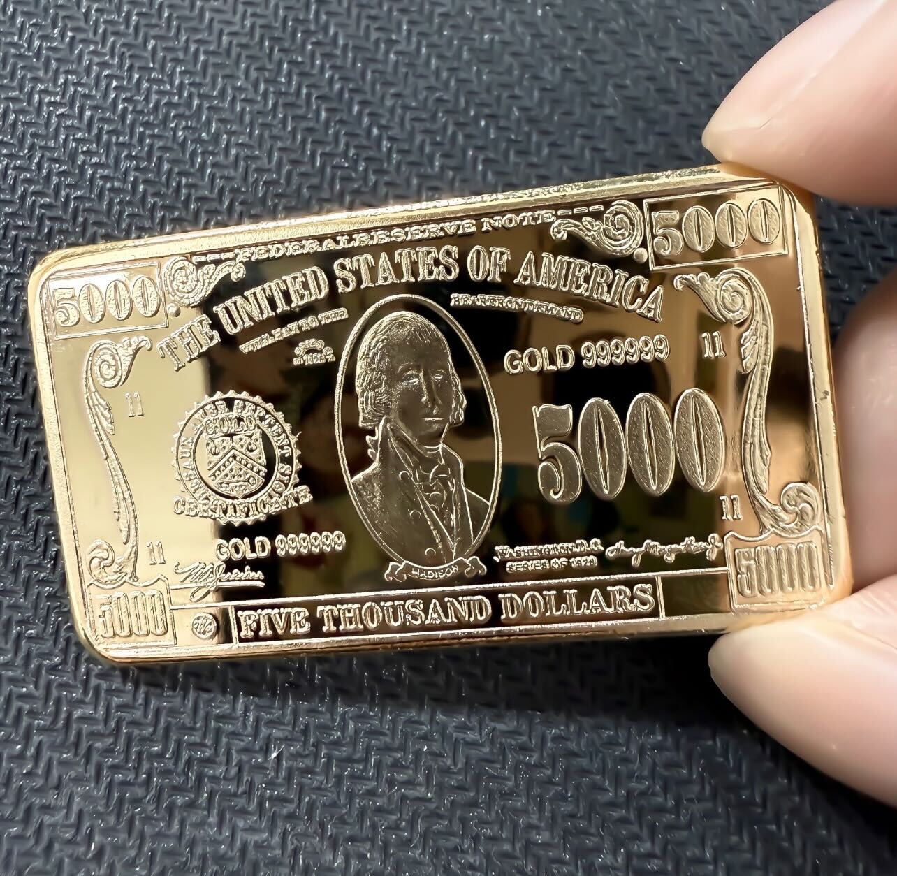 $5000 Gold Bar