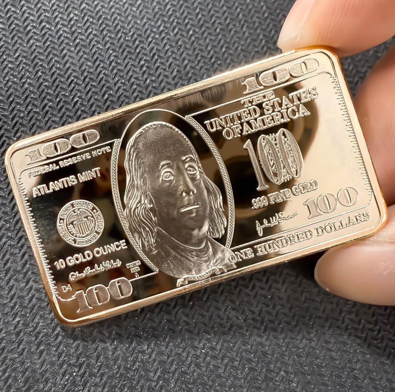 $100 Gold Bar