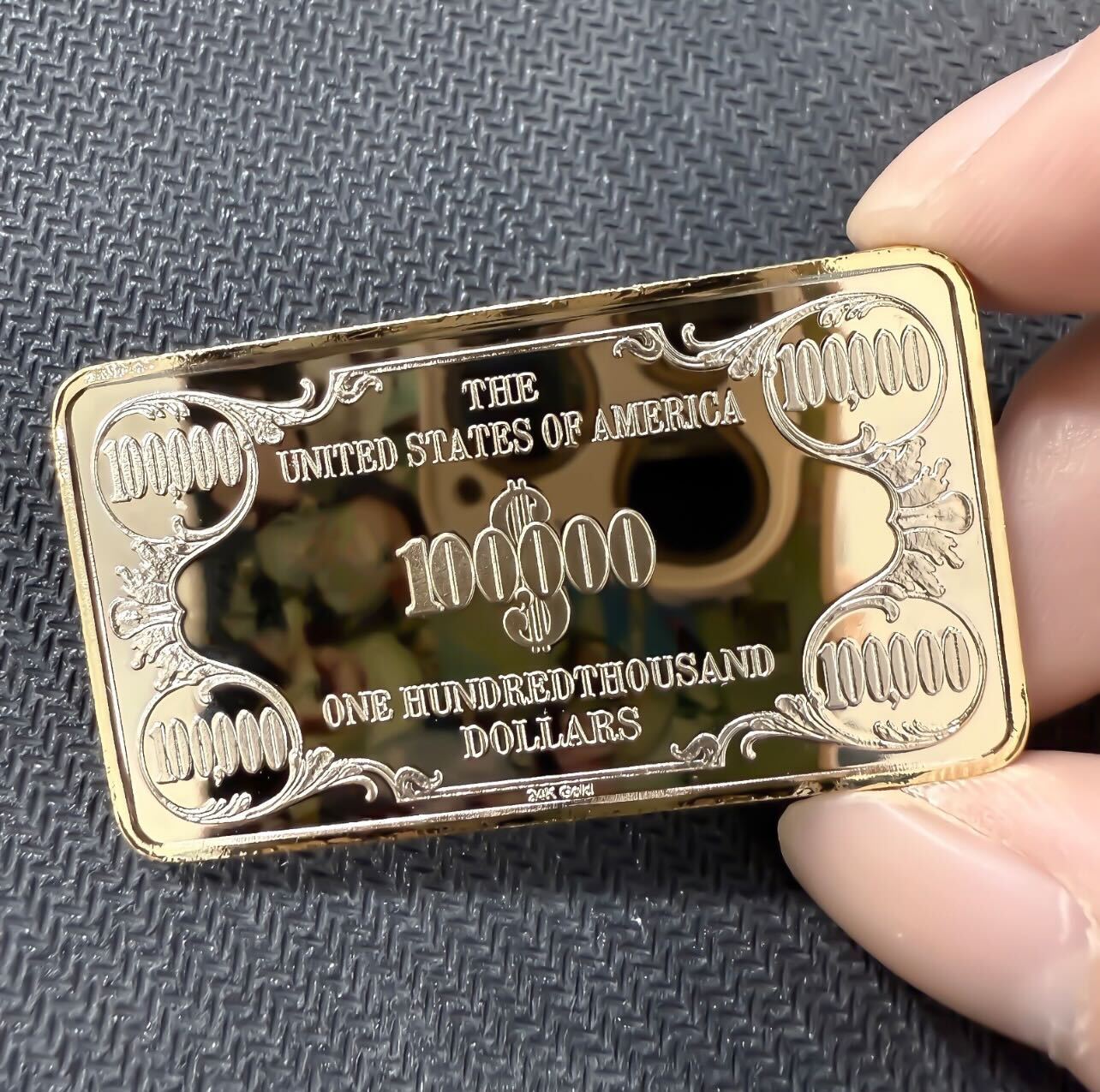 $100000 Gold Bar