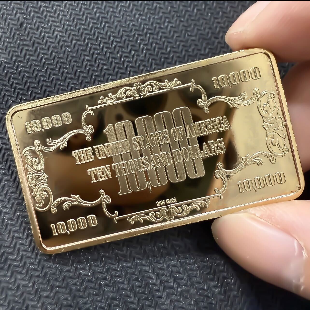 $10000 Gold Bar